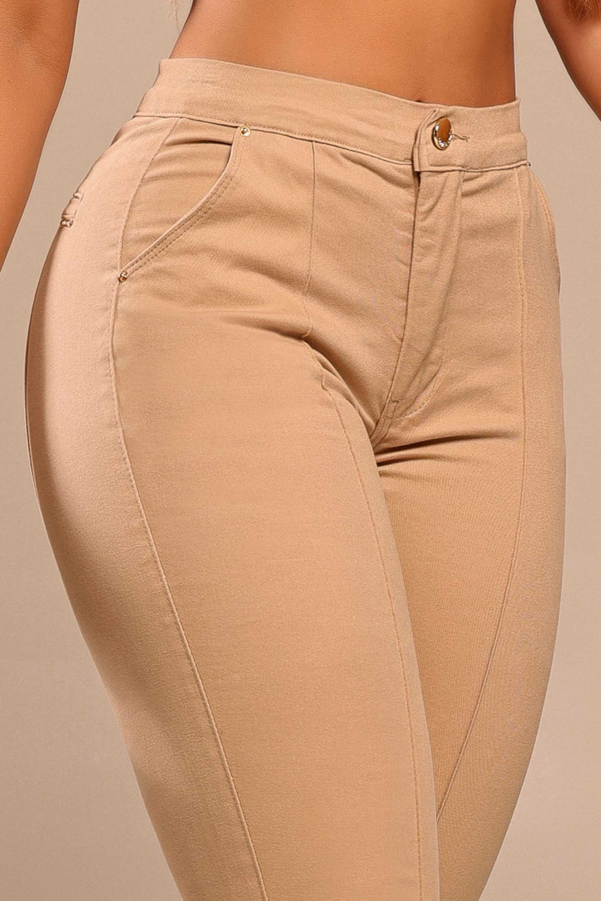 Calça Feminina Bolso Faca Linha Isa – Sofisticação e Conforto